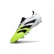 Tacos adidas Predator Elite FG Ftwr Blanco Negro Limón Lúcido