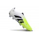 Tacos adidas Predator Elite FG Ftwr Blanco Negro Limón Lúcido