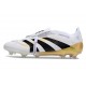 Adidas Predator Elite 25 Fold-Over Tongue Fg Ftwr Blanco Dorado Met