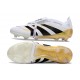 Adidas Predator Elite 25 Fold-Over Tongue Fg Ftwr Blanco Dorado Met