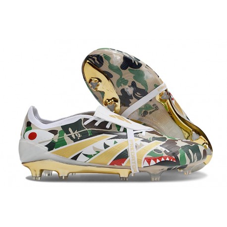 Adidas Predator Elite 25 Fold-Over Tongue Fg Verde Negro Dorado