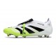 Adidas Predator Elite 25 Fold-Over Tongue Fg Ftwr Blanco Negro Limón Lúcido