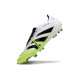 Adidas Predator Elite 25 Fold-Over Tongue Fg Ftwr Blanco Negro Limón Lúcido
