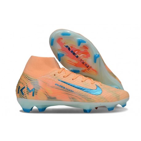 Nike Zoom Mercurial Superfly 10 Elite FG KM Naranja Azul