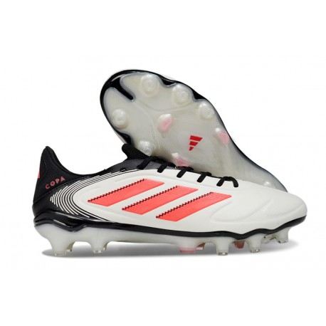 adidas Copa Pure 3 Elite FG Blanco Rojo Lúcido Negro