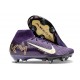 Nike Zoom Mercurial Superfly X Elite SG-Pro X MBAPPE Grand Morado Marfil claro