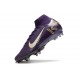 Nike Zoom Mercurial Superfly X Elite SG-Pro X MBAPPE Grand Morado Marfil claro