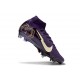 Nike Zoom Mercurial Superfly X Elite SG-Pro X MBAPPE Grand Morado Marfil claro
