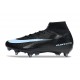 Nike Zoom Mercurial Superfly X Elite SG-Pro Negro Hielo Azul