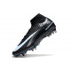 Nike Zoom Mercurial Superfly X Elite SG-Pro Negro Hielo Azul