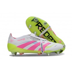 Botas adidas Predator Elite FT SG Blanco Rosa Amarillo