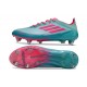 Zapatillas de Fútbol Adidas F50 Elite SG Flash Agua Rosa Lúcido Lucid Cyan