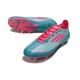 Zapatillas de Fútbol Adidas F50 Elite SG Flash Agua Rosa Lúcido Lucid Cyan
