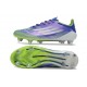 Adidas F50 Elite SG Violeta Tone Blanco Limón Lúcido Morado Rush