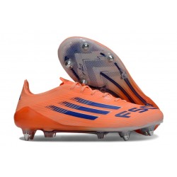 Zapatillas de Fútbol Adidas F50 Elite SG Naranja Negro
