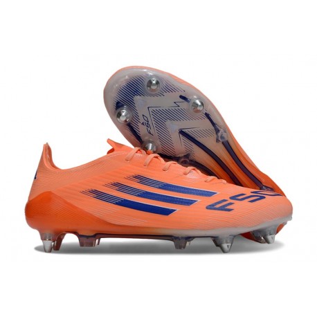 Zapatillas de Fútbol Adidas F50 Elite SG Naranja Negro