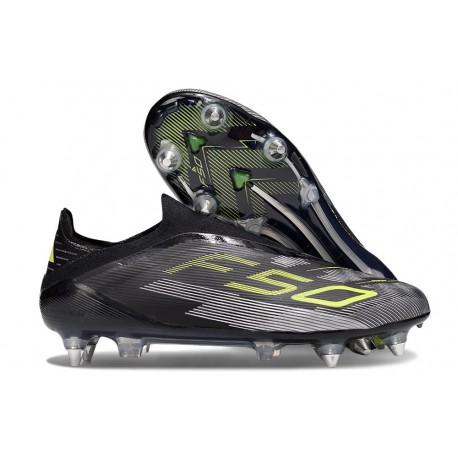 Botas de Fútbol Adidas F50 Elite LL SG Negro Amarillo