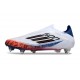 Botas de Fútbol Adidas F50 Elite LL SG Blanco Negro Azul Rojo