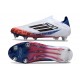 Botas de Fútbol Adidas F50 Elite LL SG Blanco Negro Azul Rojo