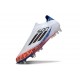 Botas de Fútbol Adidas F50 Elite LL SG Blanco Negro Azul Rojo