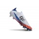 Botas de Fútbol Adidas F50 Elite LL SG Blanco Negro Azul Rojo