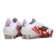 Botas de Fútbol Adidas F50 Elite LL SG Blanco Rojo Verde