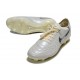 Botas Nike Tiempo Legend 10 Elite FG Blanco Plateada