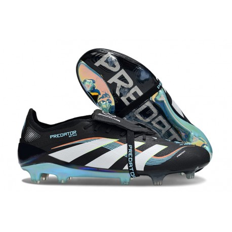 Adidas Predator Elite 25 Fold-Over Tongue Fg Negro Blanco Azul