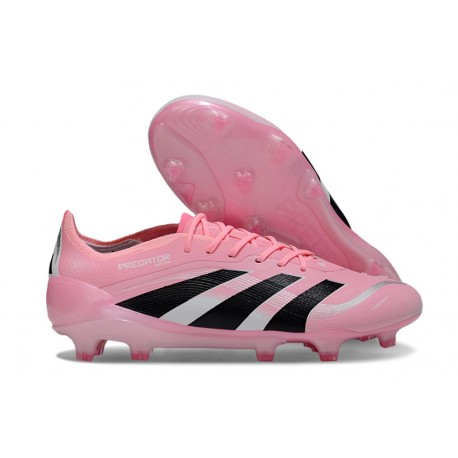 Tacos adidas Predator Elite FG Rosa Negro