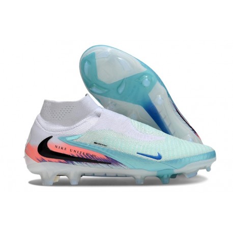 Nike Phantom 6 Elite DF FG Azul Blanco Naranja