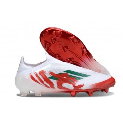 Zapatillas de Fútbol adidas F50 Elite LL FG Blanco Rojo Verde