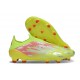 Botas de Futbol adidas F50 Elite Sin Cordones FG Amarillo Rojo