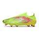 Botas de Futbol adidas F50 Elite Sin Cordones FG Amarillo Rojo