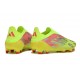 Botas de Futbol adidas F50 Elite Sin Cordones FG Amarillo Rojo