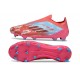 Botas de Futbol adidas F50 Elite Sin Cordones FG Rojo Azul