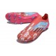 Botas de Futbol adidas F50 Elite Sin Cordones FG Rojo Azul