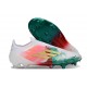 Botas de Futbol adidas F50 Elite Sin Cordones FG Blanco Verde Rosa Dorado