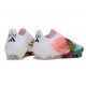 Botas de Futbol adidas F50 Elite Sin Cordones FG Blanco Verde Rosa Dorado