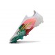 Botas de Futbol adidas F50 Elite Sin Cordones FG Blanco Verde Rosa Dorado