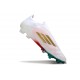 Botas de Futbol adidas F50 Elite Sin Cordones FG Blanco Verde Rosa Dorado