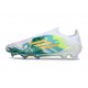 Botas de Futbol adidas F50 Elite Sin Cordones FG Verde Blanco Dorada