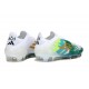 Botas de Futbol adidas F50 Elite Sin Cordones FG Verde Blanco Dorada