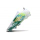 Botas de Futbol adidas F50 Elite Sin Cordones FG Verde Blanco Dorada