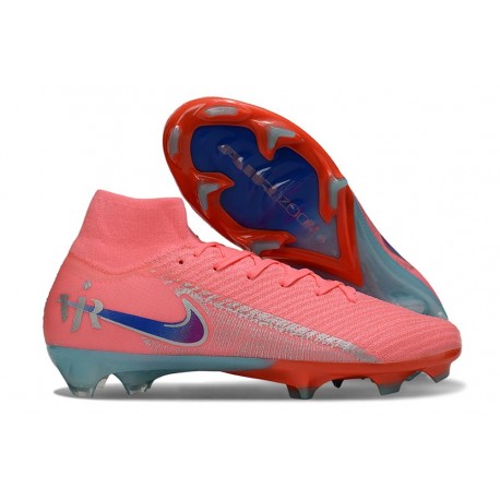 Nike Air Zoom Mercurial Superfly X Elite FG Rosa Azul