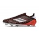 Botas de Futbol adidas F50 Elite Sin Cordones FG Marrón Plateado Rojo