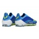 adidas F50 Elite Sin Cordones FG X MESSI Azul Royal Amarillo Solar Semi Azul Burst