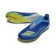 adidas F50 Elite Sin Cordones FG X MESSI Azul Royal Amarillo Solar Semi Azul Burst