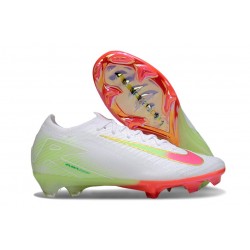 Zapatos Nike Zoom Mercurial Vapor XVI Elite FG Blanco Rojo Verde
