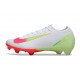 Zapatos Nike Zoom Mercurial Vapor XVI Elite FG Blanco Rojo Verde