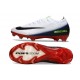 Zapatos Nike Zoom Mercurial Vapor XVI Elite FG Blanco Negro Rojo